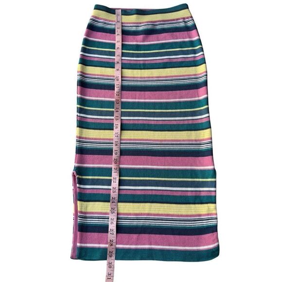 Anthropologie Maeve Iana Striped Multicolored Striped Knit Skirt - Picture 10 of 11